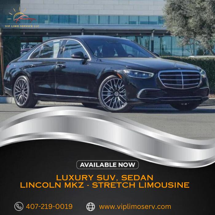 MCO airport limo service - Luxury SUV and Sedan